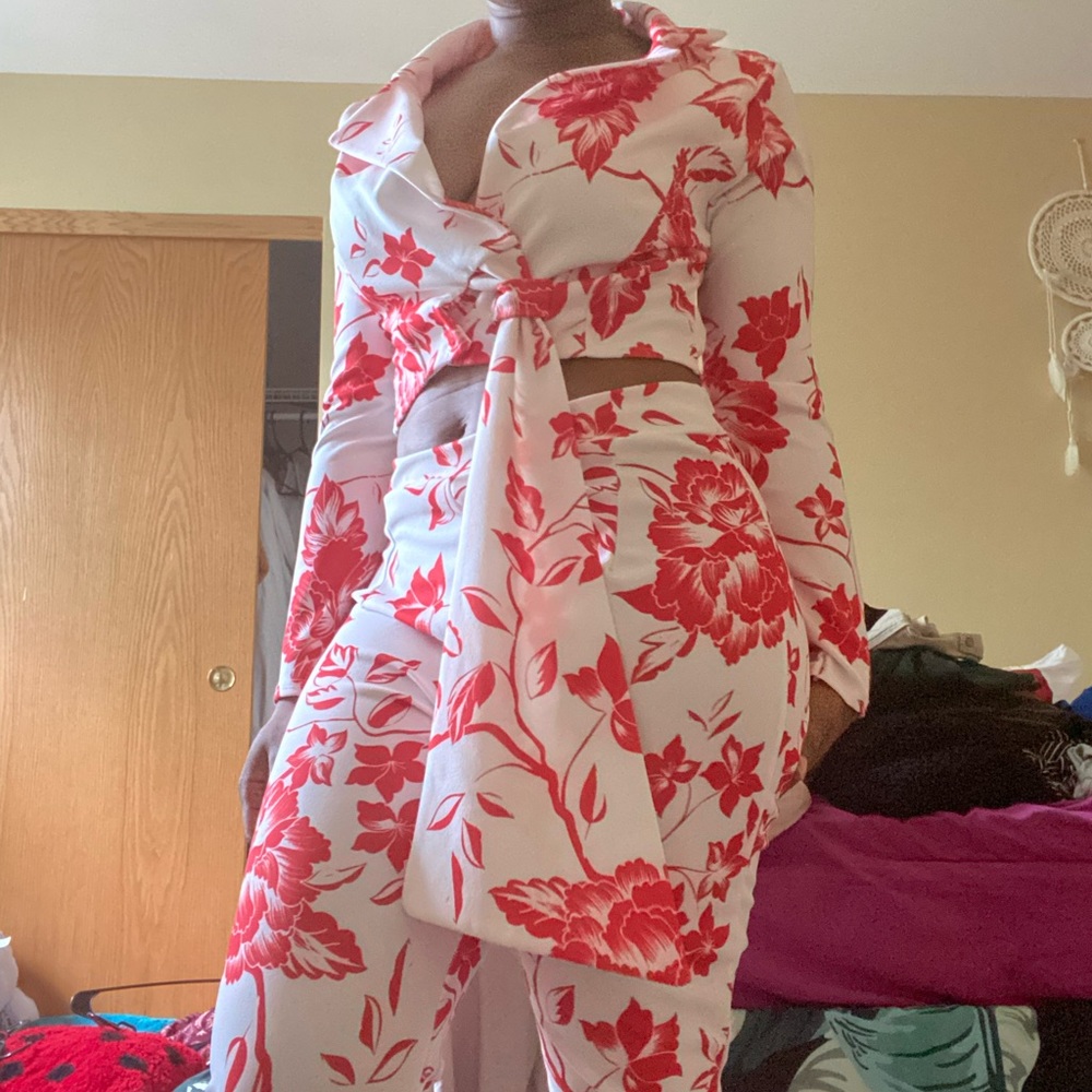 Floral Pant Suit